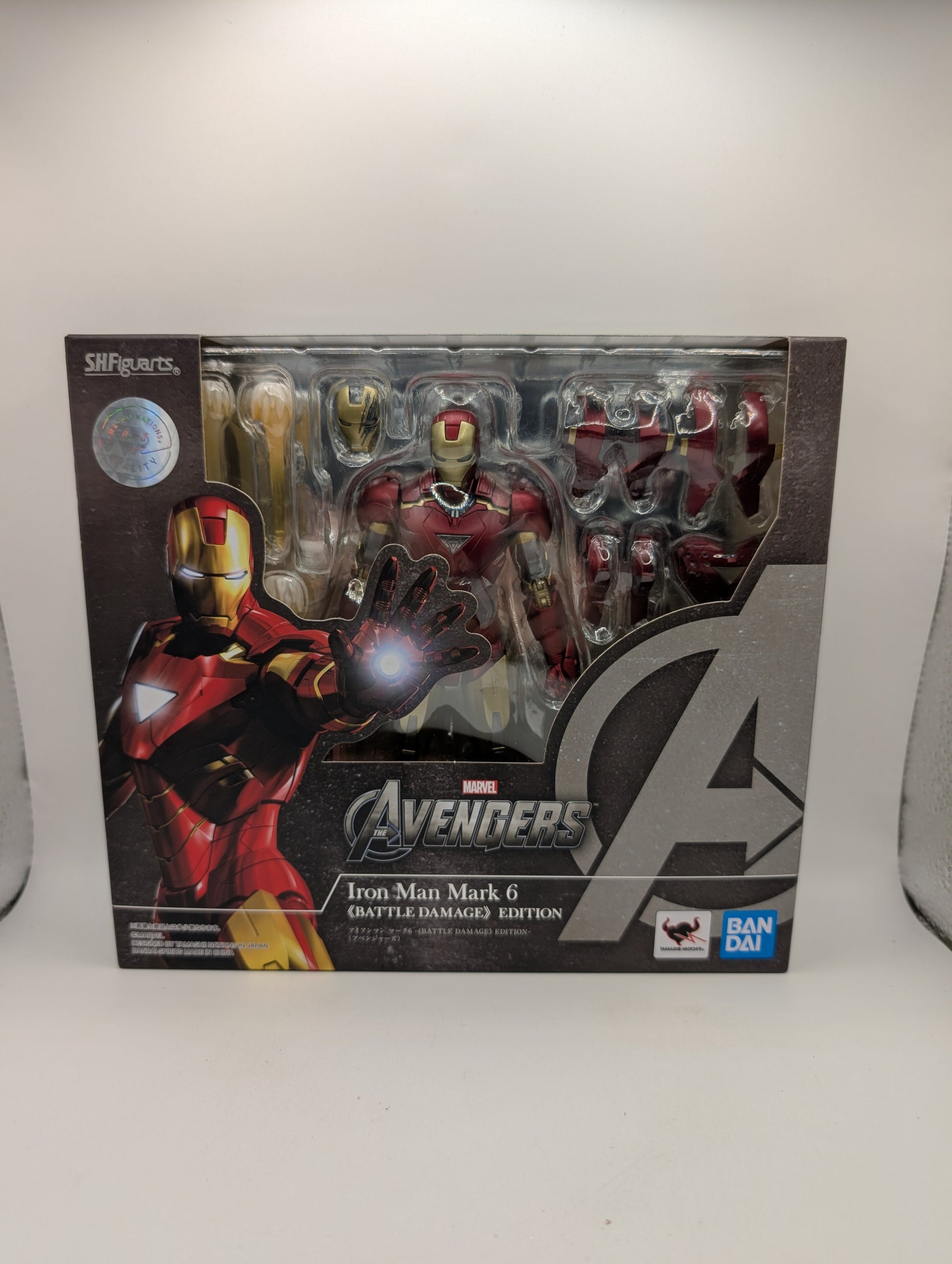 BANDAI S.H.Figuarts Avengers IRON MAN MARK 6 Battle Damage Ed. Figure VI Marvel FRENLY BRICKS - Open 7 Days