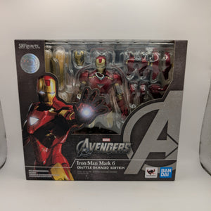 BANDAI S.H.Figuarts Avengers IRON MAN MARK 6 Battle Damage Ed. Figure VI Marvel FRENLY BRICKS - Open 7 Days