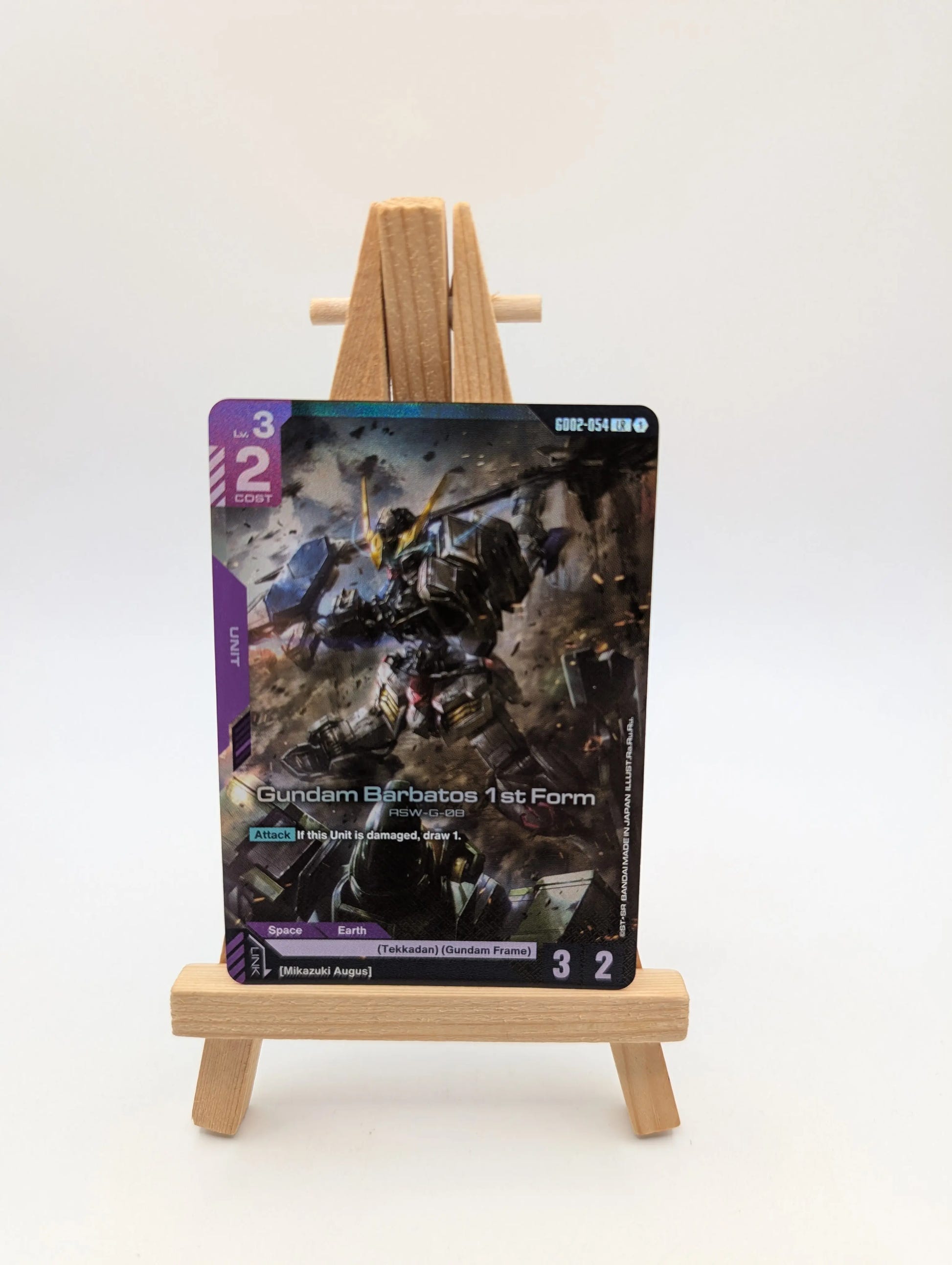 Bandai Gundam Barbatos 1st Form G002-054 Unit Gundam War TCG 3/2 FRENLY BRICKS - Open 7 Days image 1