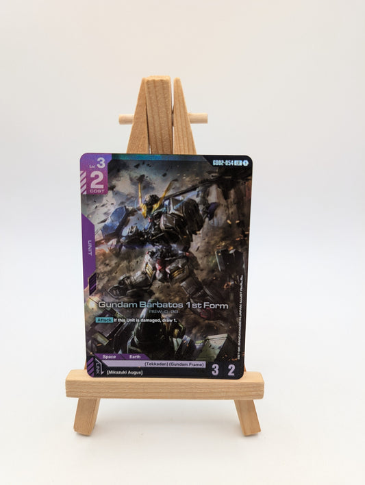 Bandai Gundam Barbatos 1st Form G002-054 Unit Gundam War TCG 3/2 FRENLY BRICKS - Open 7 Days