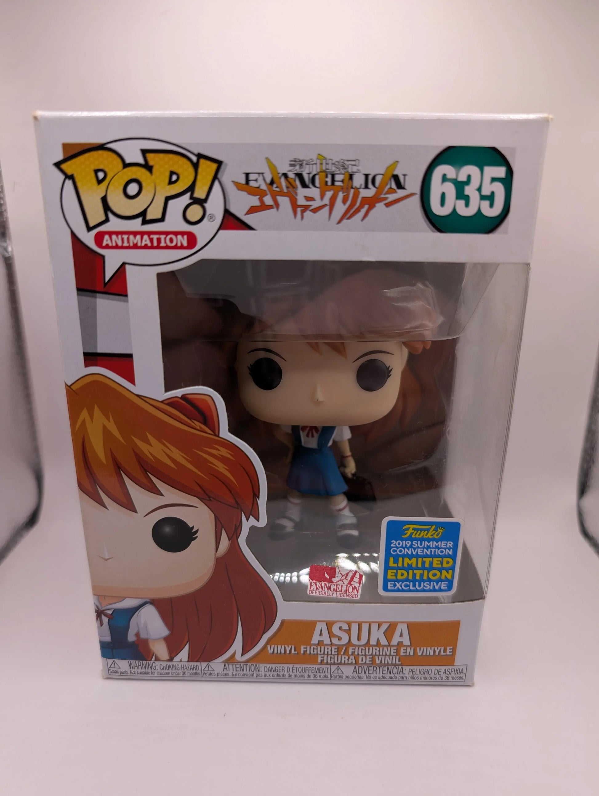 Funko Pop! Vinyl - Neon Genesis Evangelion - Asuka #635 - 2019 Summer Convention FRENLY BRICKS - Open 7 Days