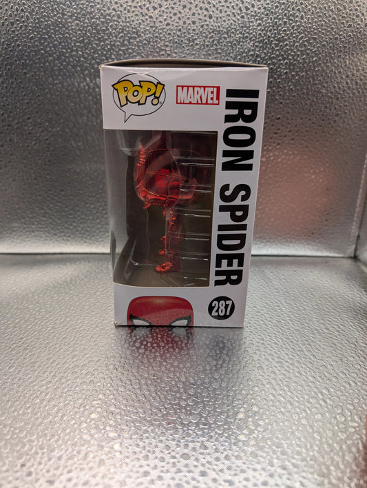 FUNKO Pop Vinyl Iron Spider Marvel #287 FRENLY BRICKS - Open 7 Days