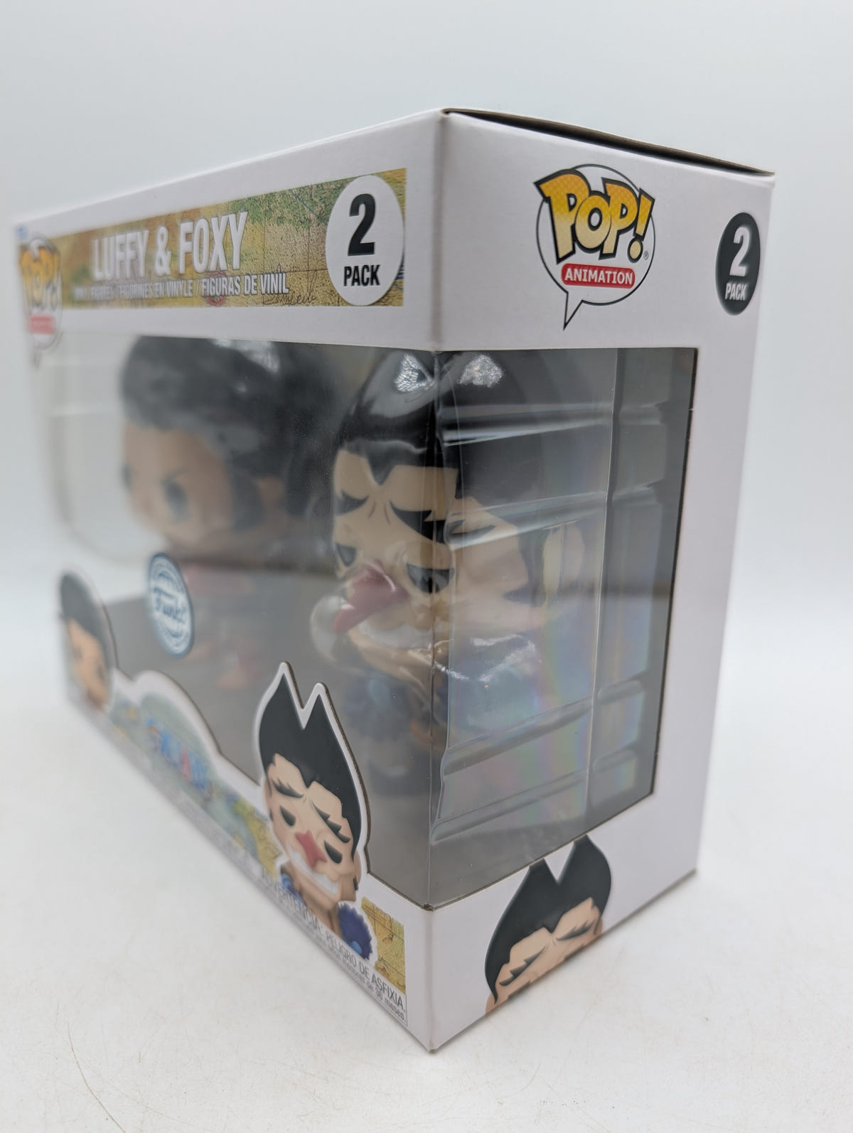 Funko POP! Anime One Piece Luffy and Foxy Figure 2-Pack, photo 2 image 2