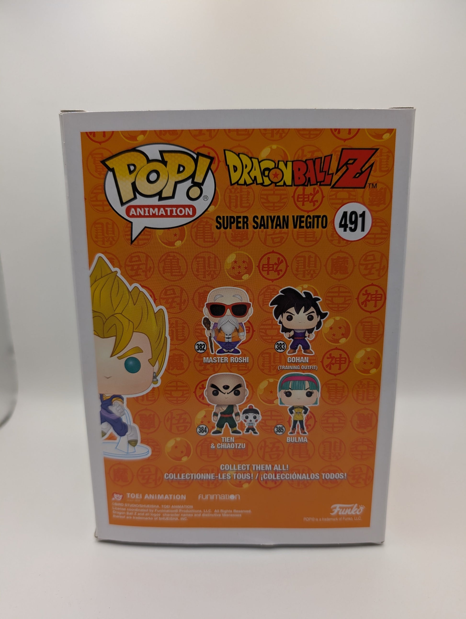 Funko POP Animation Dragonball Z Super Saiyan Vegito #491 Vinyl Figure FRENLY BRICKS - Open 7 Days