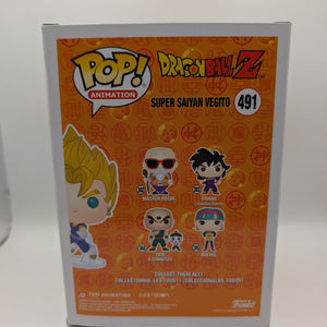 Funko POP Animation Dragonball Z Super Saiyan Vegito #491 Vinyl Figure FRENLY BRICKS - Open 7 Days
