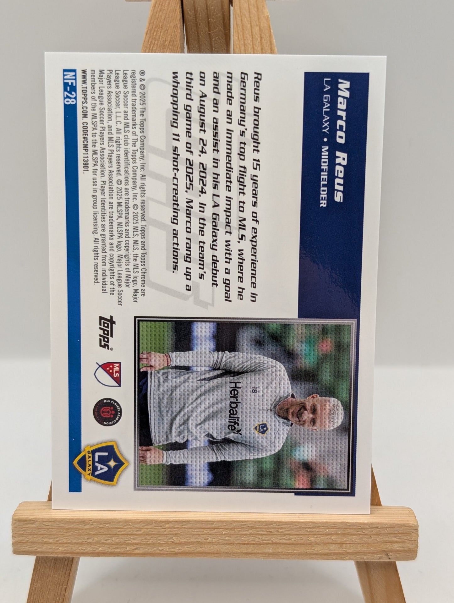 Topps Chrome MLS 30 Years Marco Reus LA Galaxy Serial Numbered Parallel #/10 FRENLY BRICKS - Open 7 Days