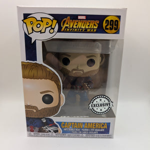 Captain America 299 ~ Marvel: Avengers - Infinity War ~ Funko Pop Vinyl FRENLY BRICKS - Open 7 Days
