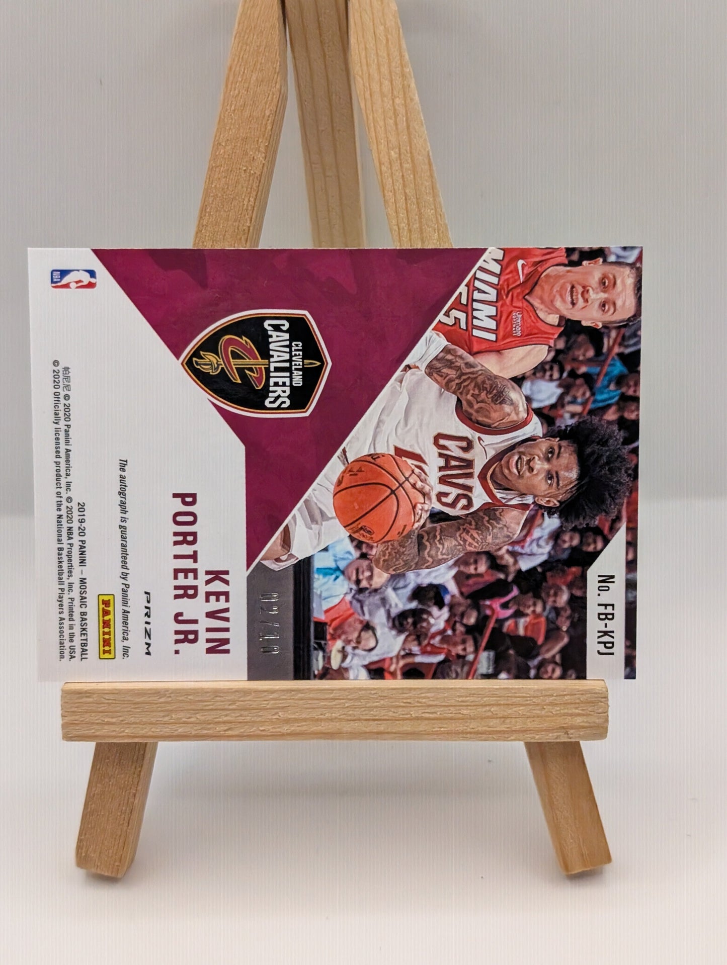 KEVIN PORTER JR 2019-20 Panini Mosaic Fast Break Rookie Auto Gold Disco #/10 RC FRENLY BRICKS - Open 7 Days