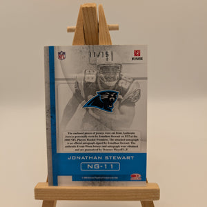 2008 Donruss Gridiron Gear Jonathan Stewart Next Generation AUTO RC #/15 FRENLY BRICKS - Open 7 Days