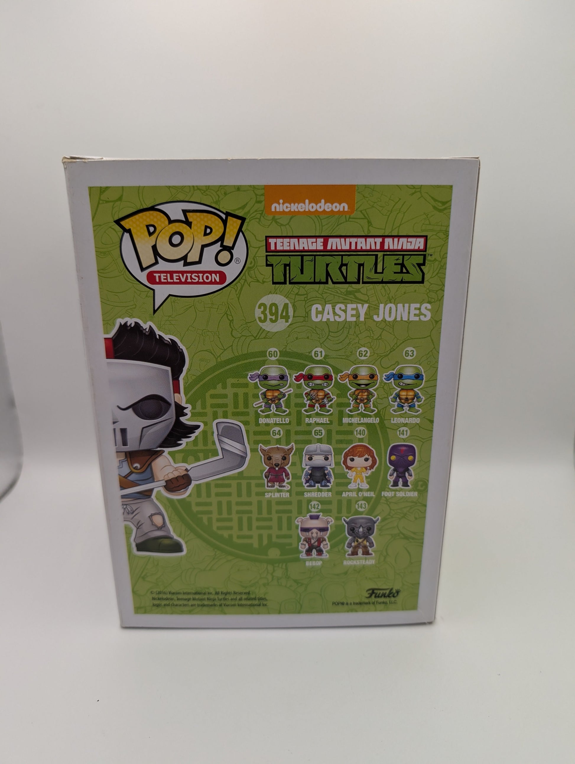 CASEY JONES Pop Vinyl #394 FUNKO TMNT TURTLES FRENLY BRICKS - Open 7 Days