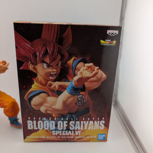 Banpresto Dragon Ball Super Blood Of Saiyans Special Ver. 6 SS God Goku Figure FRENLY BRICKS - Open 7 Days