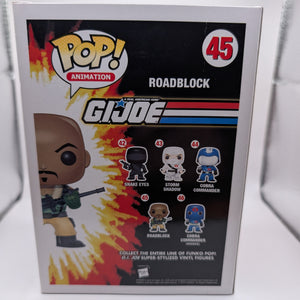 Funko Pop G.I. JOE - Roadblock #45 FRENLY BRICKS - Open 7 Days