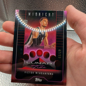 Victor Wembanyama Midnight Lunar Tide RC 67/99 Topps FRENLY BRICKS - Open 7 Days