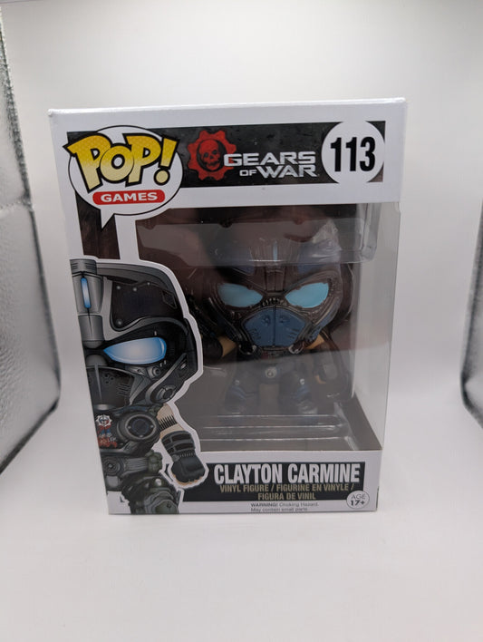 Funko Pop! Gears Of War: Clayton Carmine #113 Vaulted FRENLY BRICKS - Open 7 Days