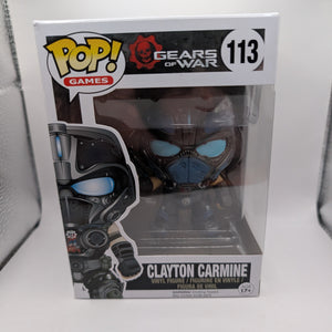 Funko Pop! Gears Of War: Clayton Carmine #113 Vaulted FRENLY BRICKS - Open 7 Days
