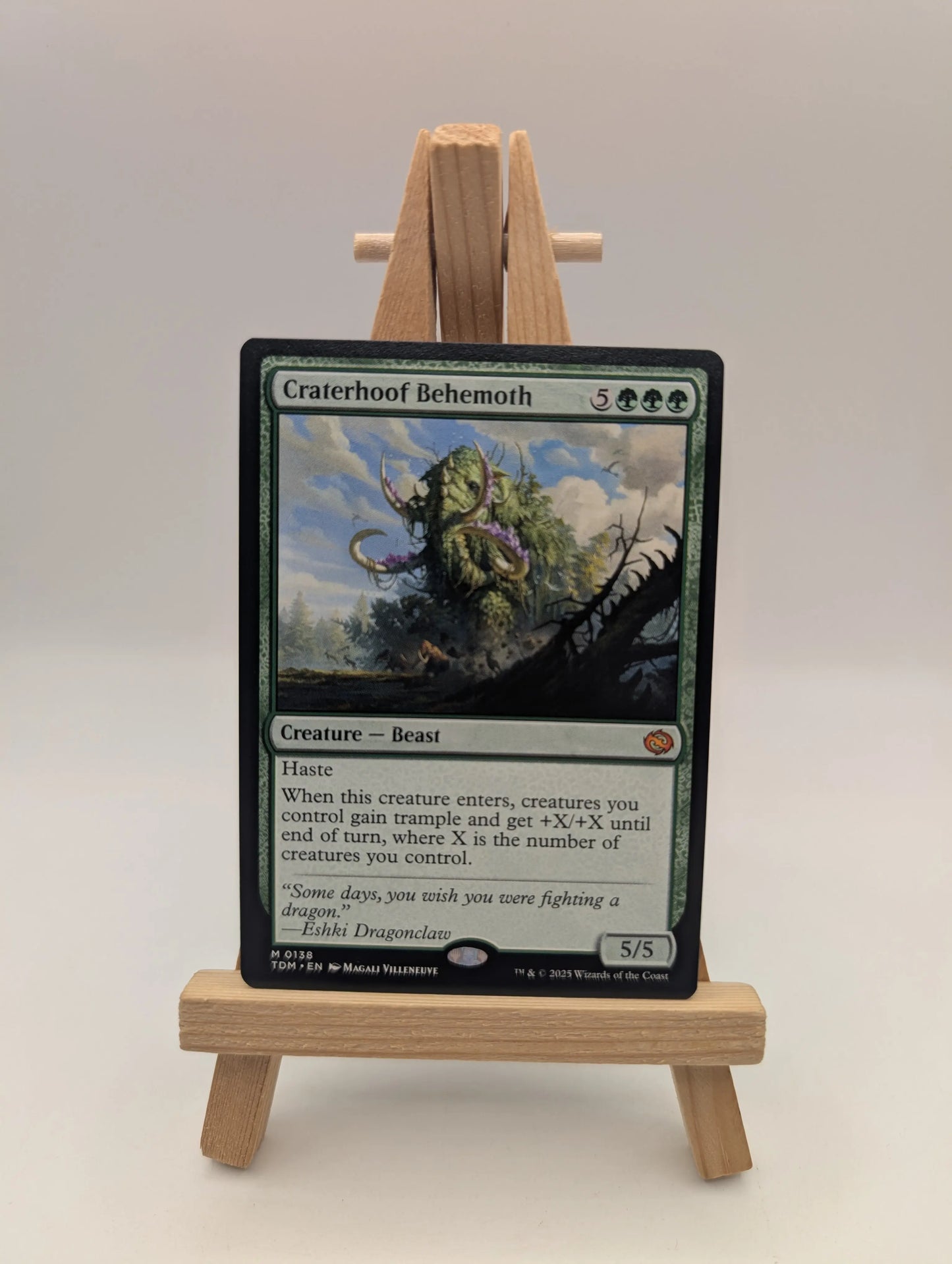MTG - Craterhoof Behemoth - TDM Tarkir: Dragonstorm Mythic 0138 FRENLY BRICKS - Open 7 Days