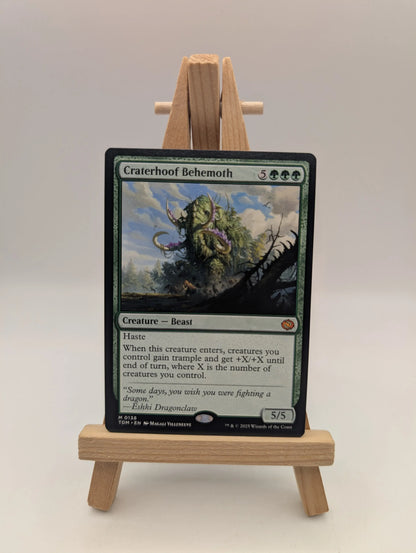MTG - Craterhoof Behemoth - TDM Tarkir: Dragonstorm Mythic 0138 FRENLY BRICKS - Open 7 Days