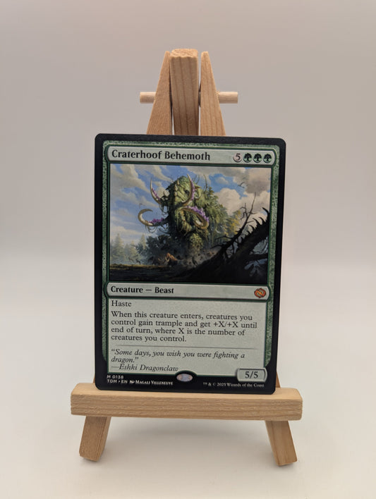 MTG - Craterhoof Behemoth - TDM Tarkir: Dragonstorm Mythic 0138 FRENLY BRICKS - Open 7 Days