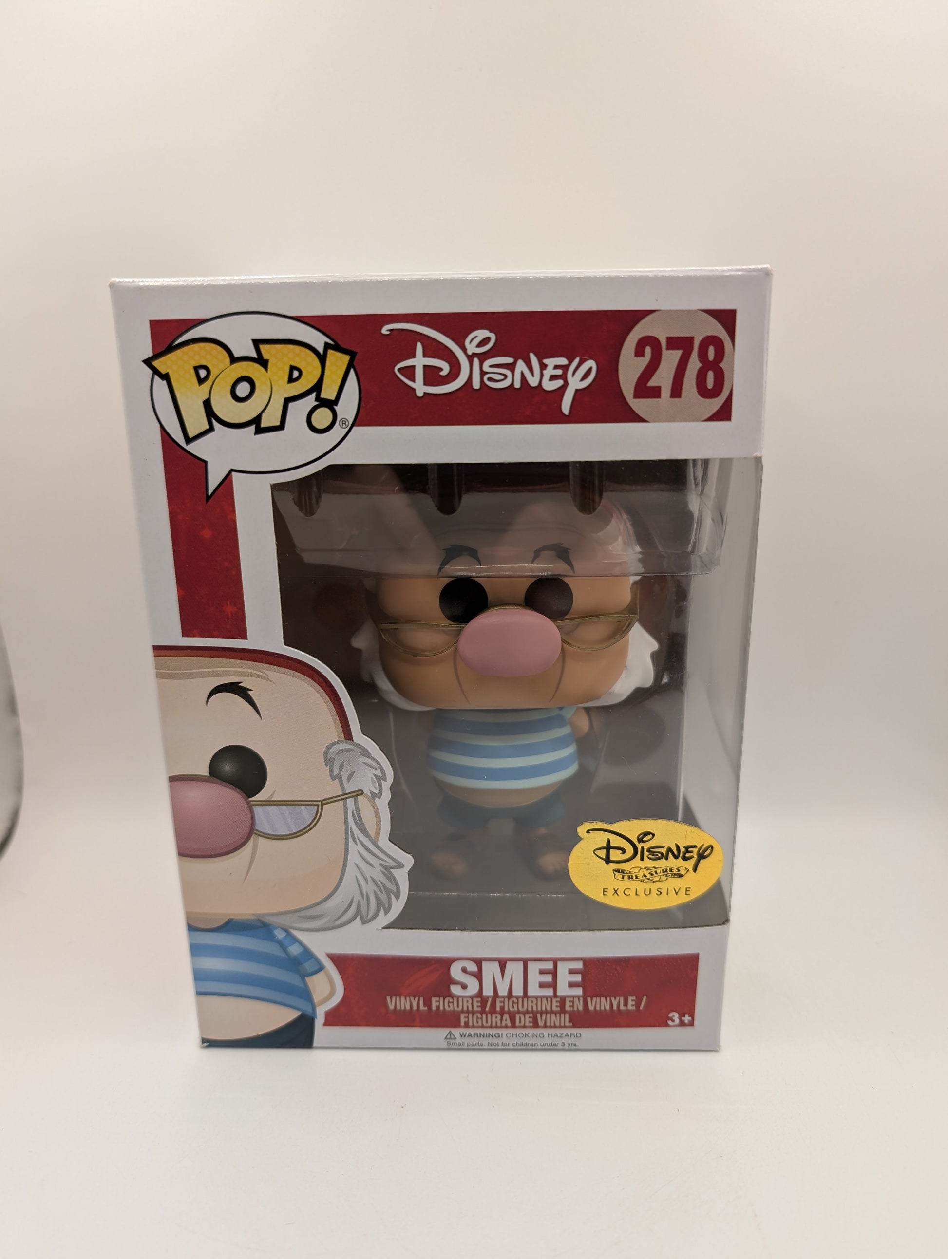Smee - 278 - Pop Vinyl - Peter Pan - Disney - Disney Treasures - VAULTED FRENLY BRICKS - Open 7 Days