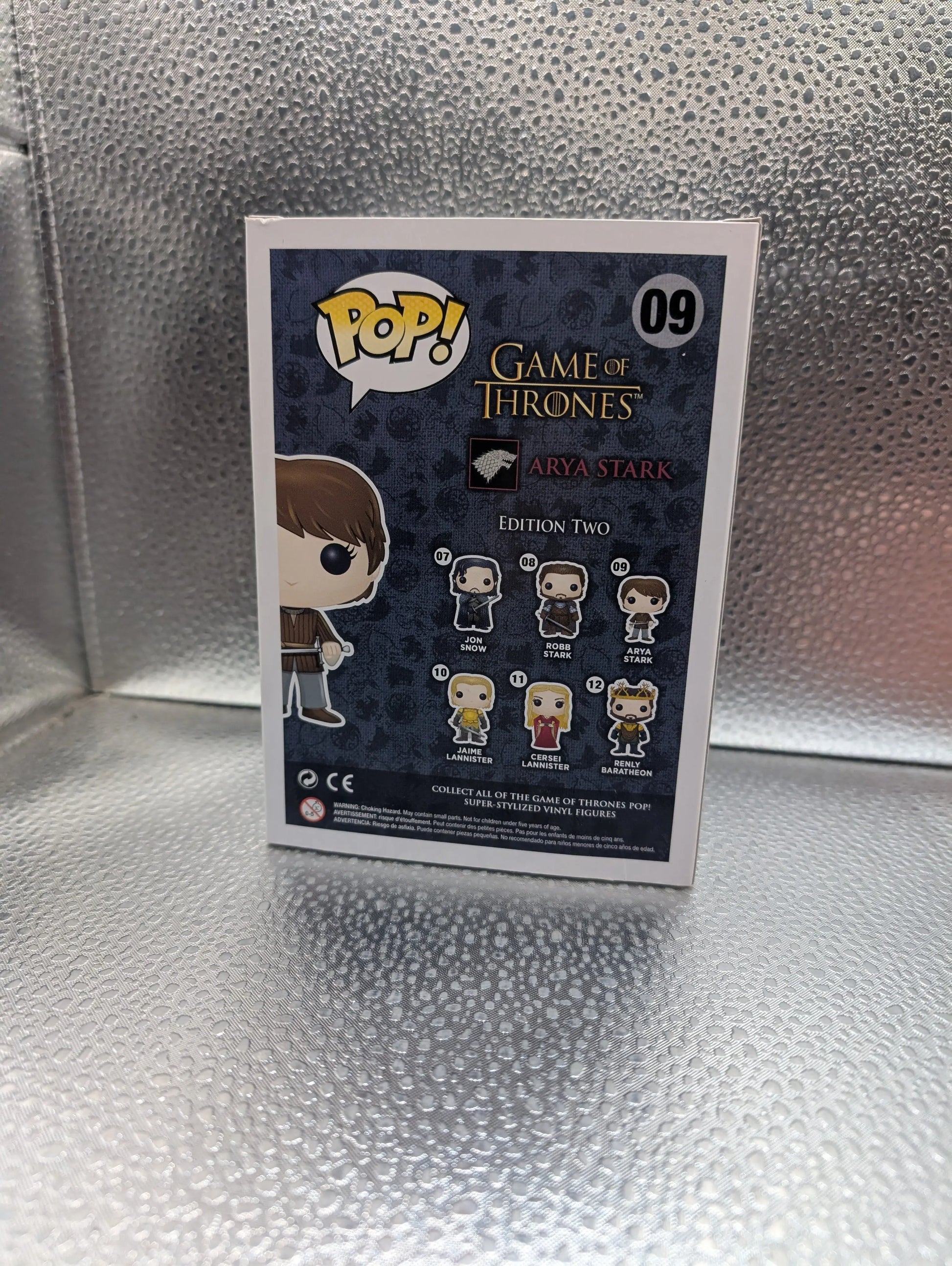 FUNKO Pop Vinyl Arya Stark Game Of Thrones #09 FRENLY BRICKS - Open 7 Days