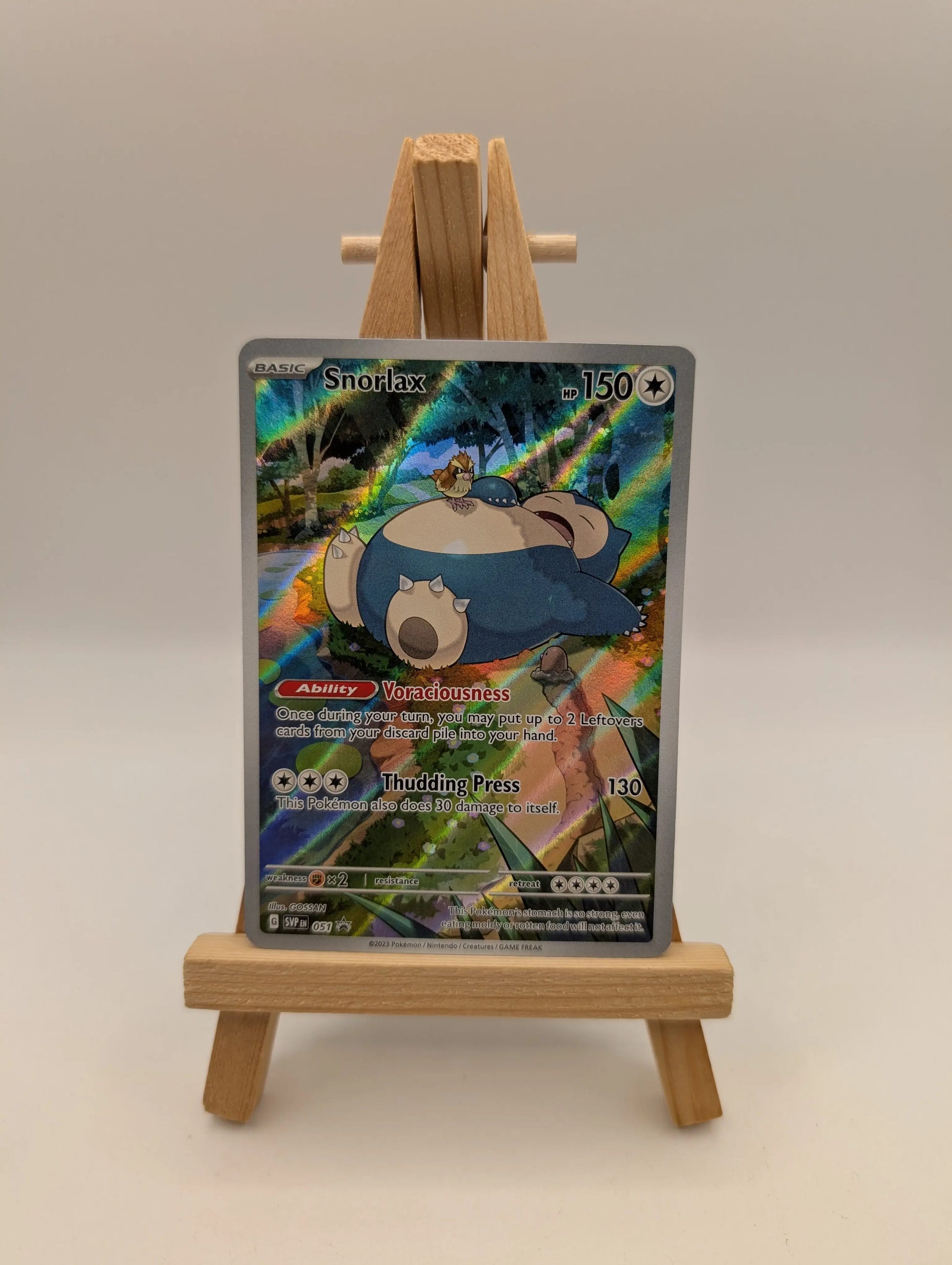 Snorlax SVP051 Scarlet & Violet 151 ETA Black Star Promo Pokemon TCG FRENLY BRICKS - Open 7 Days image 1
