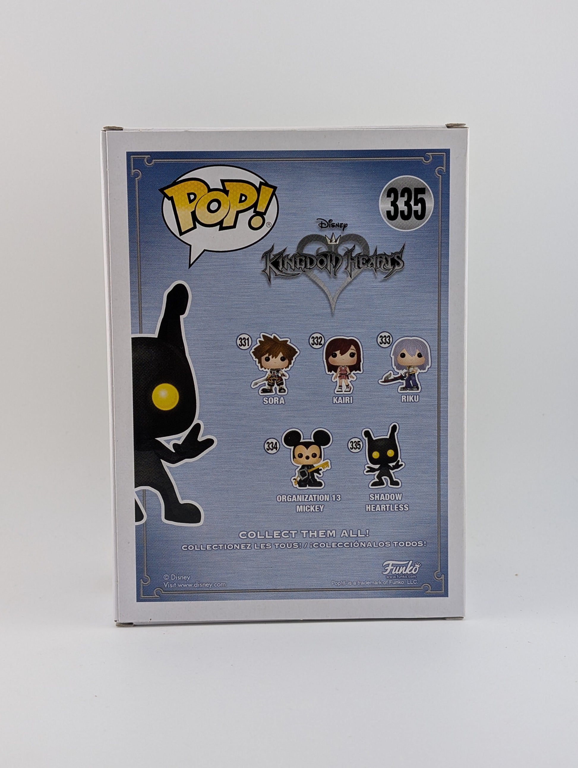 Funko POP! Games Kingdom Hearts #335 Shadow Heartless Glow Chase Vinyl Collectable FRENLY BRICKS - Open 7 Days