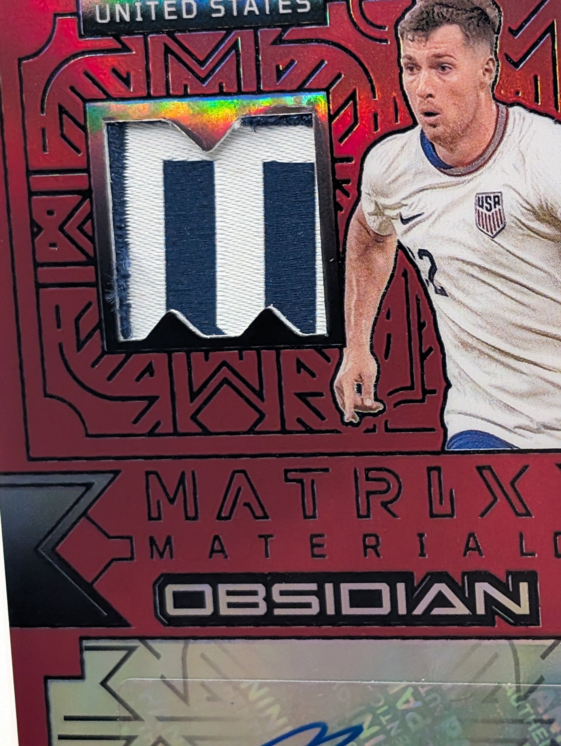 2024-25 Panini Obsidian Soccer JOE SCALLY 1/1 One of One Auto Patch USA US FRENLY BRICKS - Open 7 Days