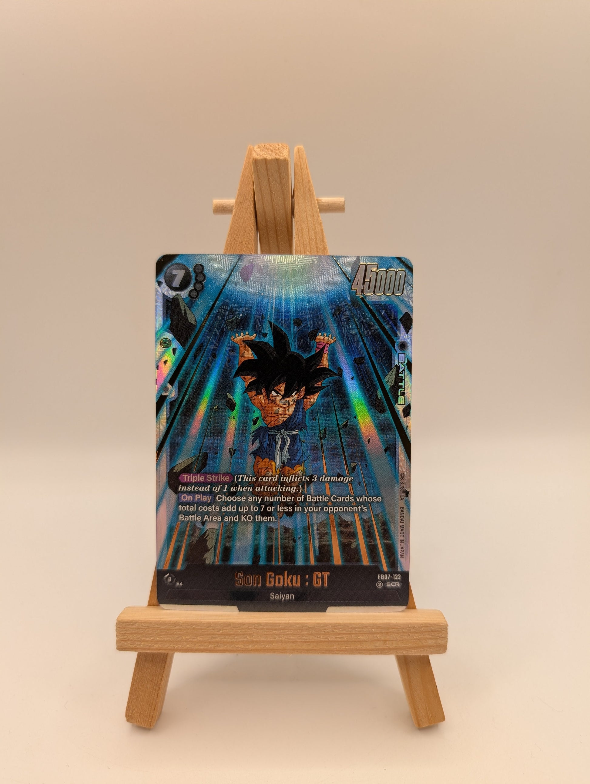 Dragon Ball Card Game Fusion World Son Goku : GT FB07-122 Secret Rare FRENLY BRICKS - Open 7 Days
