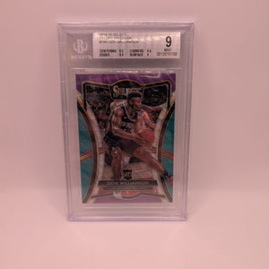 2019-20 Select Zion Williamson RC Tri Color Prizms Premier #199 BGS 9 FRENLY BRICKS - Open 7 Days