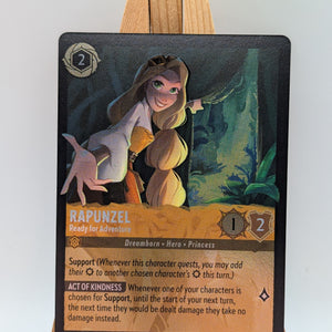 Lorcana Rapunzel Ready for Adventure - WitW 3/204 Cold Foil FRENLY BRICKS - Open 7 Days