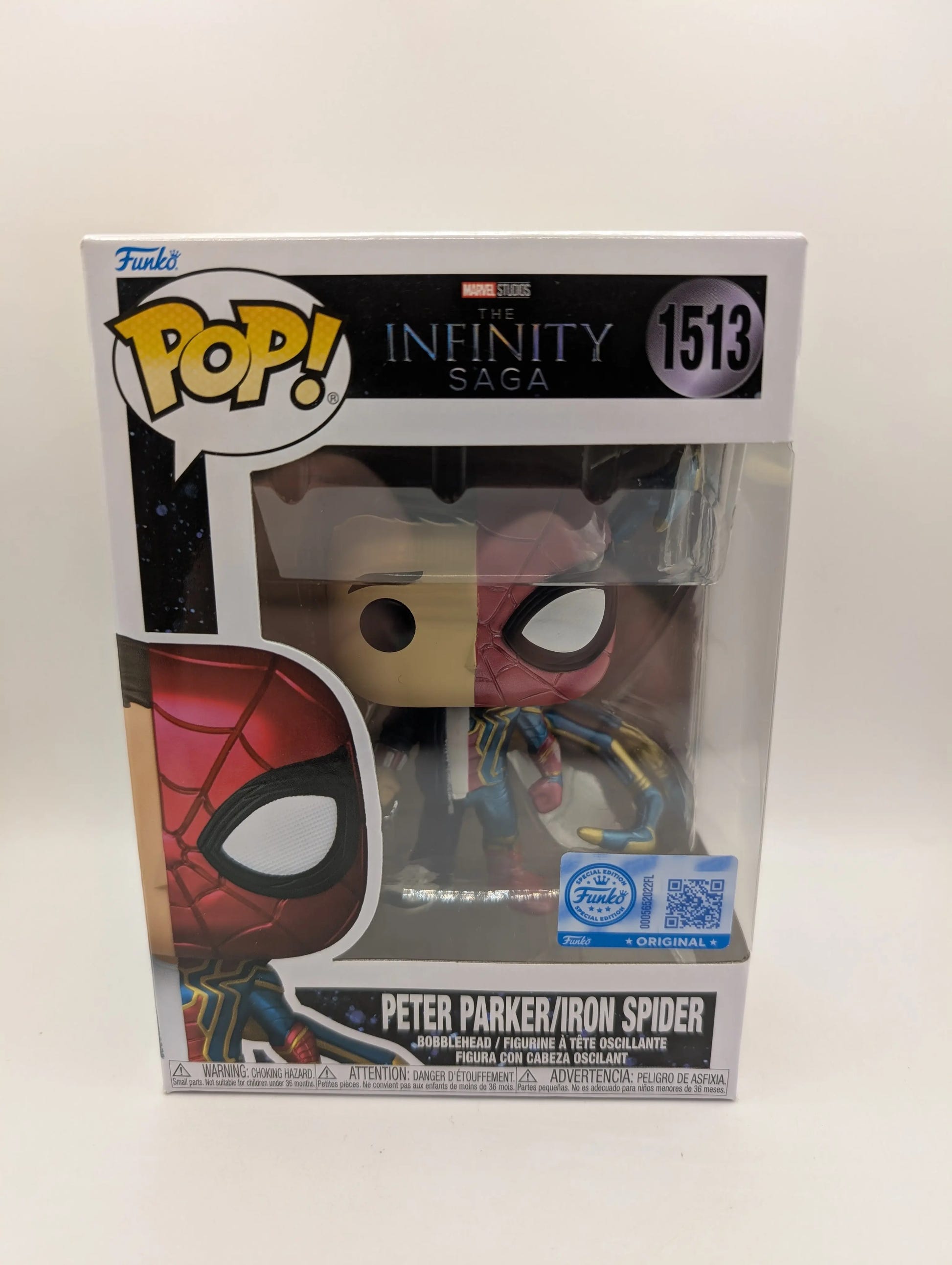 Marvel: Infinity Saga - Peter Parker/Iron Spider Pop! Vinyl Figure #1513  [OE] FRENLY BRICKS - Open 7 Days image 1
