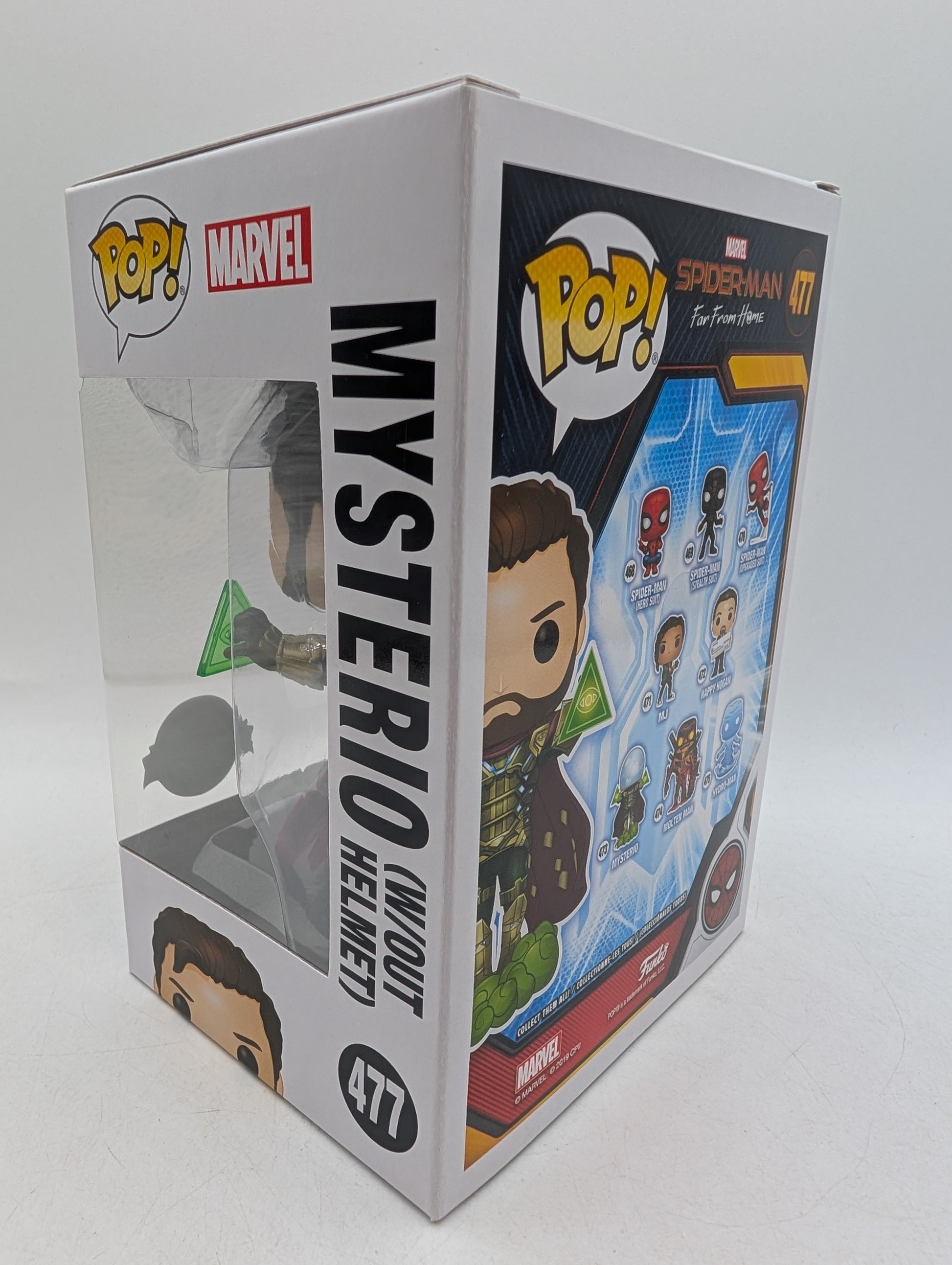 Funko POP! Spider-Man Far From Home Mysterio (Without Helmet) #477 image 4