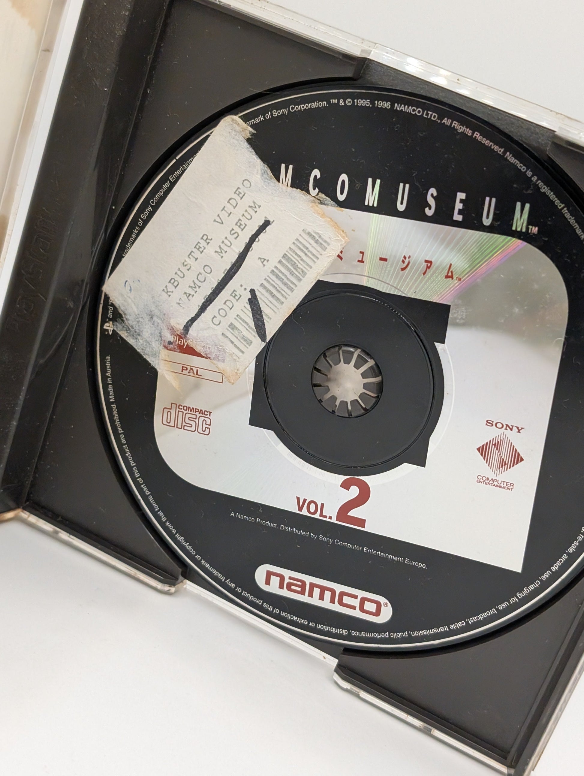 PS1/PLAYSTATION 1 Game - Namco Museum Vol. 1 (Pal) FRENLY BRICKS - Open 7 Days