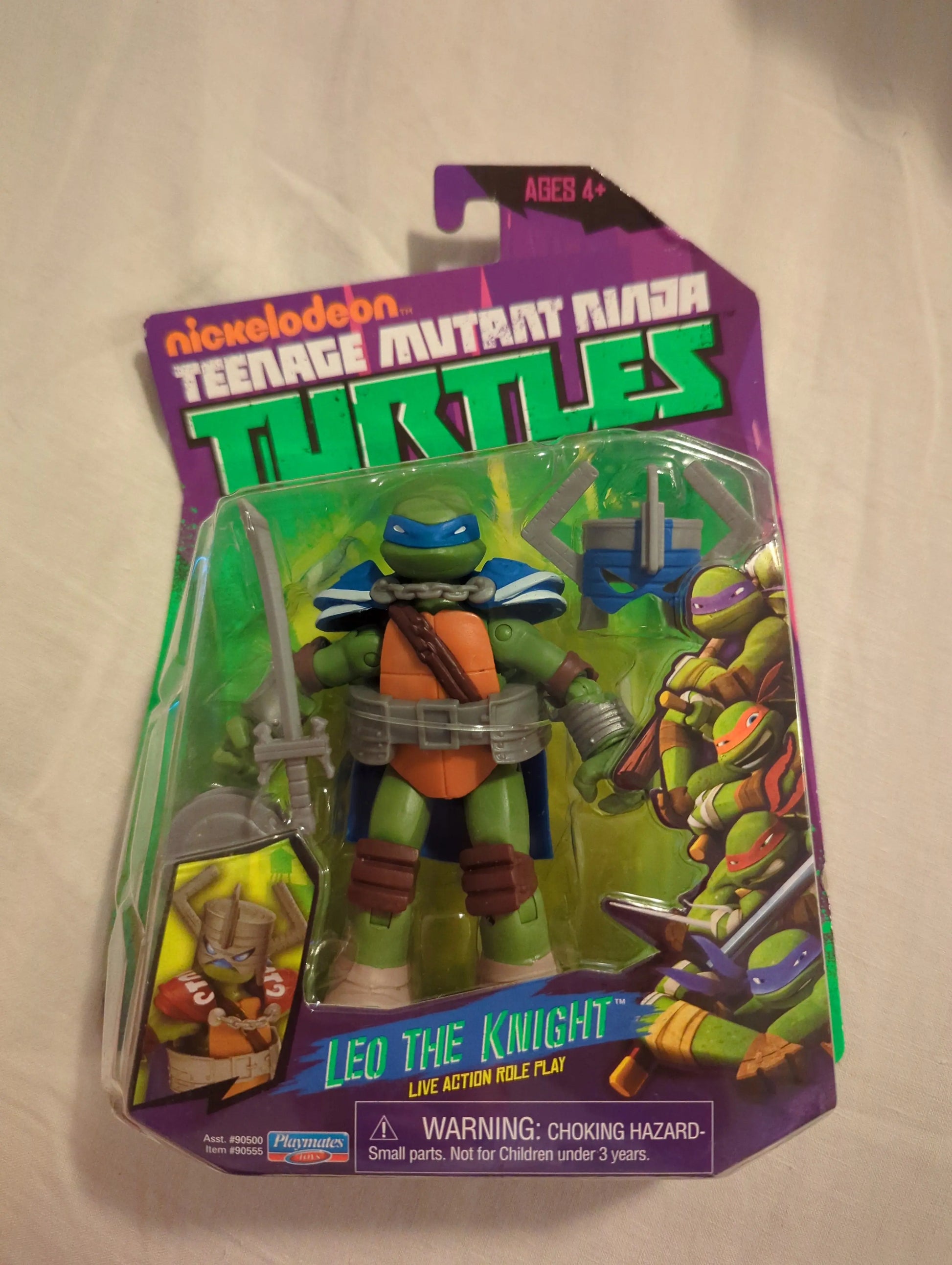 2014 TMNT Nickelodeon Leo The Knight Playmates MOC Action Figure FRENLY BRICKS - Open 7 Days