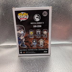 FUNKO Pop Vinyl Sub-Zero #251 FRENLY BRICKS - Open 7 Days