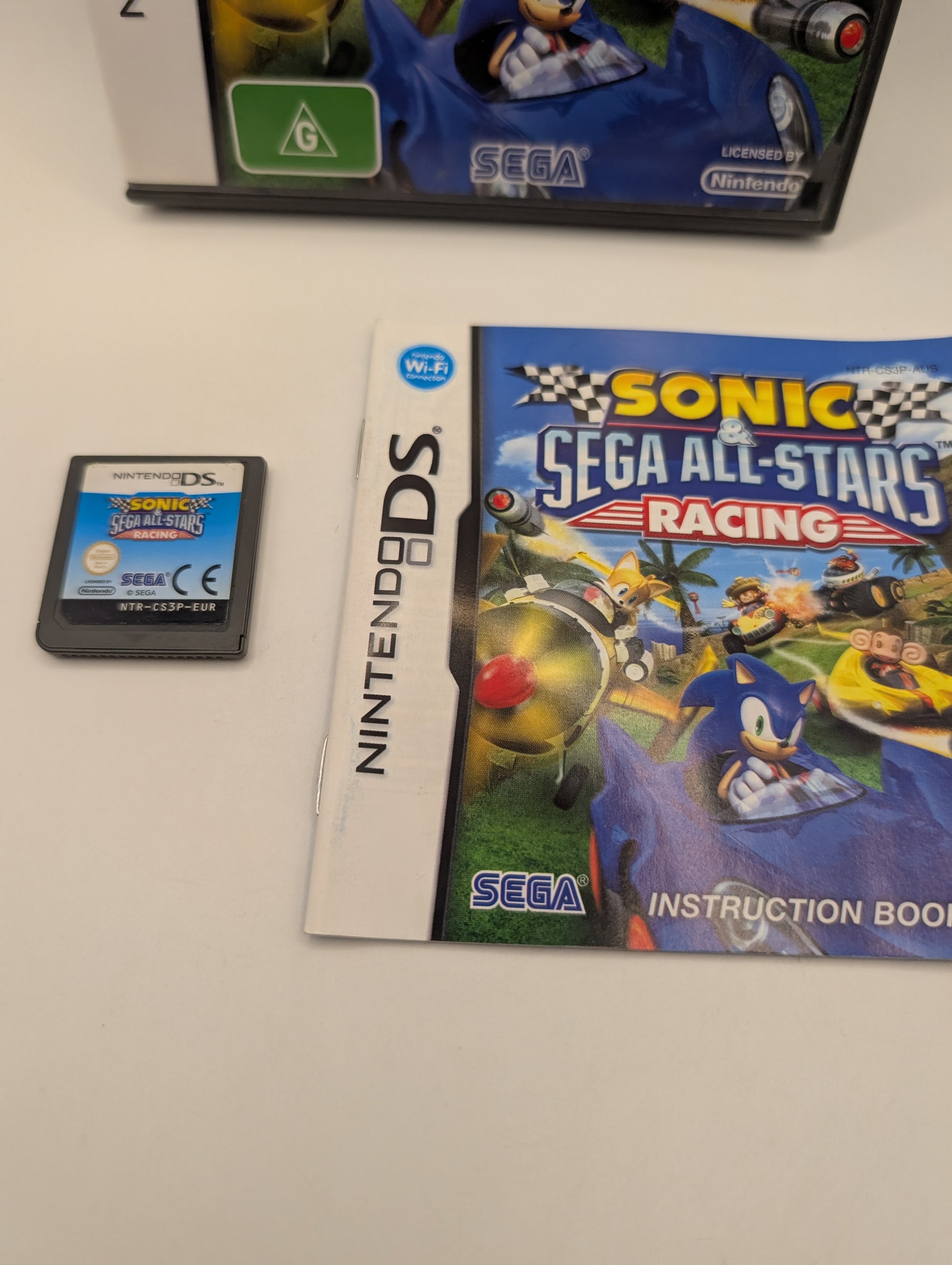 Sonic & Sega All-Stars Racing Nintendo DS  Game Incl Booklet Gc