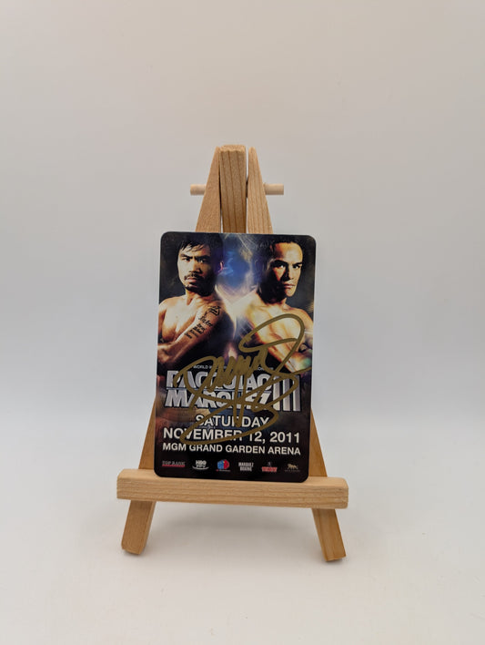 Manny Pacquiao Boxing Signed 2011  Key Card AUTO FRENLY BRICKS - Open 7 Days