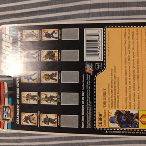 2007 MOC GI Joe 25th Anniversary Cobra Trooper Hasbro Action Figure Foil Card FRENLY BRICKS - Open 7 Days