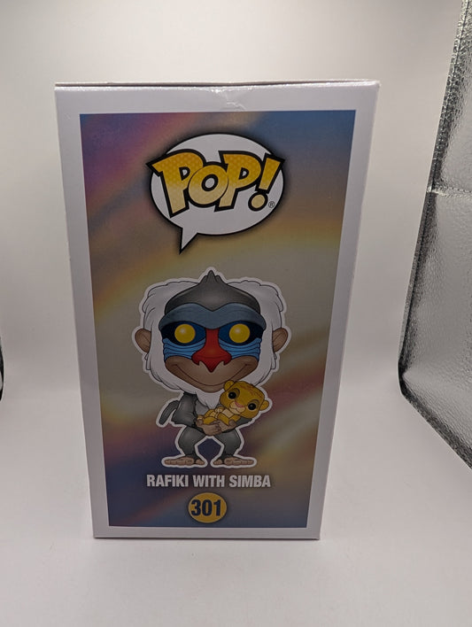 Funko Pop! Vinyl Disney The Lion King Rafiki With Simba Diamond Glitter #301 FRENLY BRICKS - Open 7 Days