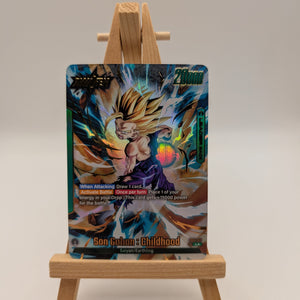 Son Gohan Childhood Leader L FB01-071 Secret Rare Alternate Art Dragon Ball Card FRENLY BRICKS - Open 7 Days