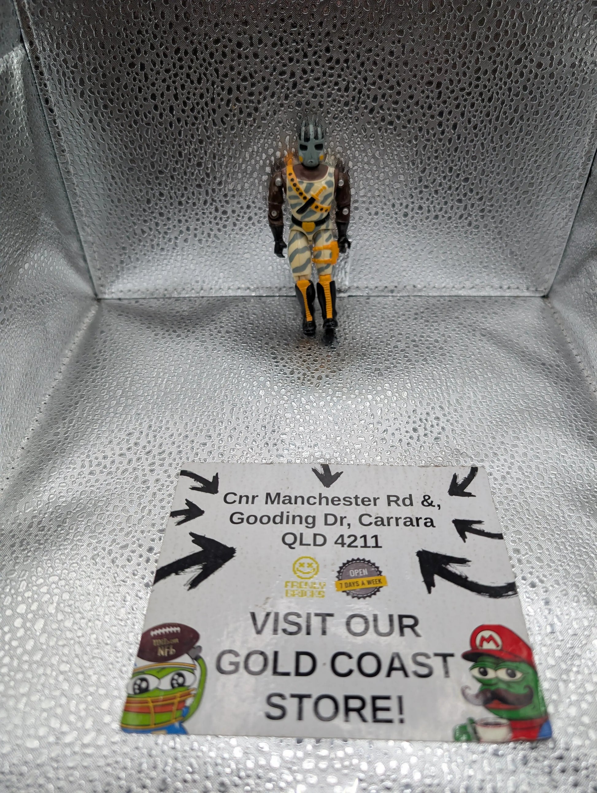 LANARD VTG 1990 THE CORPS WORLD FORCE TEAM GASMAN GAS MAN 3.75'' ACTION FIGURE FRENLY BRICKS - Open 7 Days