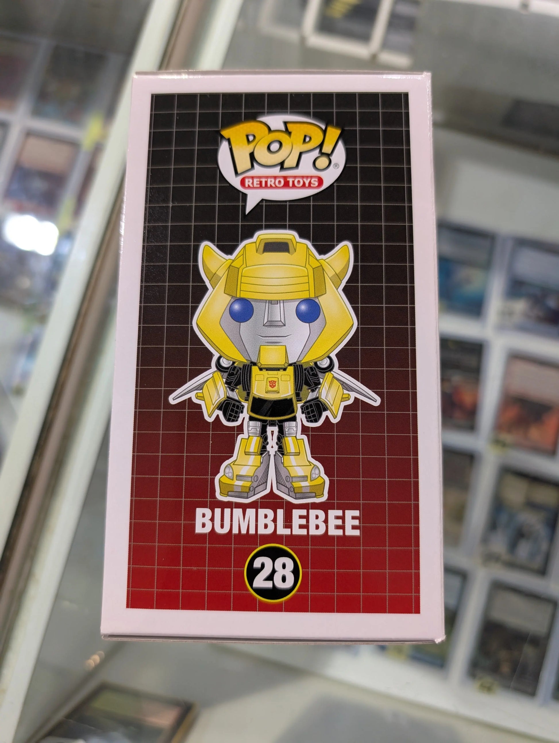 FUNKO POP VINYL RETRO TOYS TRANSFORMERS BUMBLEBEE WITH WINGS #28 EXCLUSIVE FRENLY BRICKS - Open 7 Days