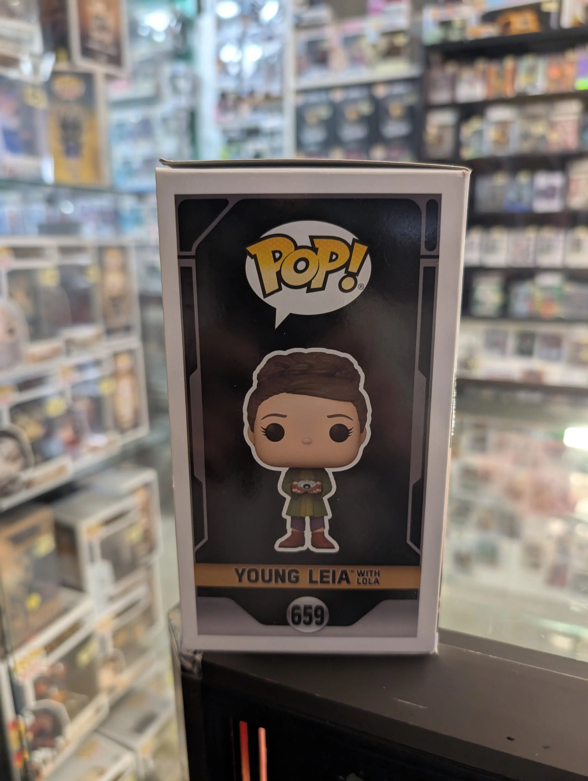 Funko Pop Star Wars Obi Wan Kenobi Leia with Lola SDCC 2023 Vinyl 659 FRENLY BRICKS - Open 7 Days