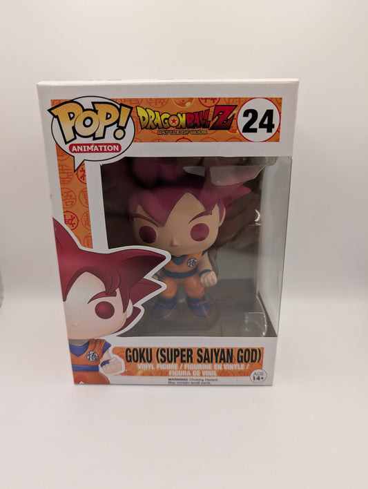 Funko Pop Dragon Ball Z Super Saiyan Goku #24 FRENLY BRICKS - Open 7 Days