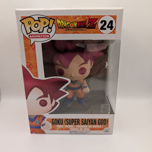 Funko Pop Dragon Ball Z Super Saiyan Goku #24 FRENLY BRICKS - Open 7 Days