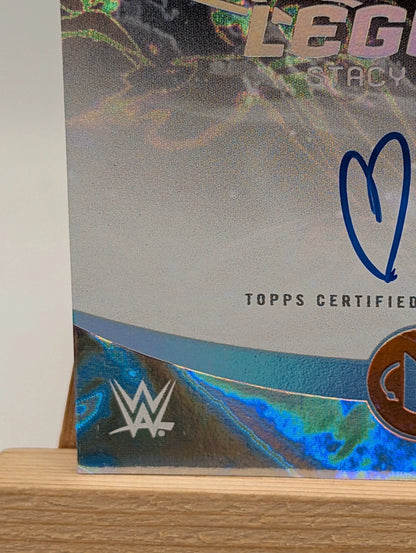2025 Topps WWE Universe Stacy Keibler Legends On Card Auto Orange /25 FRENLY BRICKS - Open 7 Days