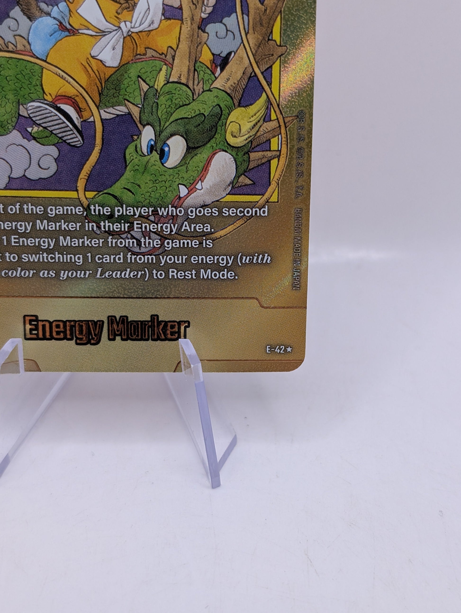 Dragon Ball Super Energy Marker #E-42 Gold Fusion World 2025 FRENLY BRICKS - Open 7 Days