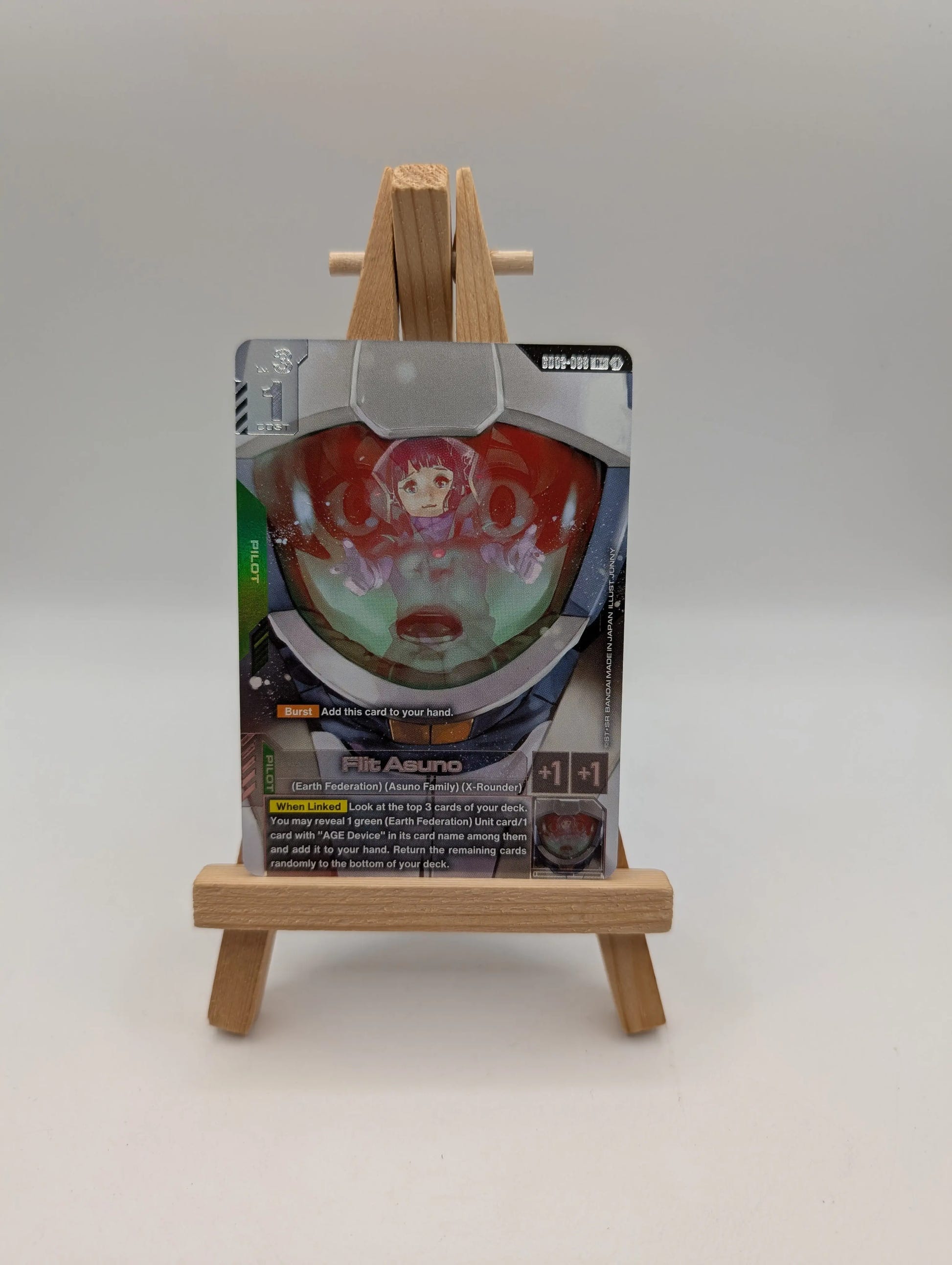 [GD02-088](R+) Flit Asuno {Alt Art} {Foil} (2) FRENLY BRICKS - Open 7 Days image 1
