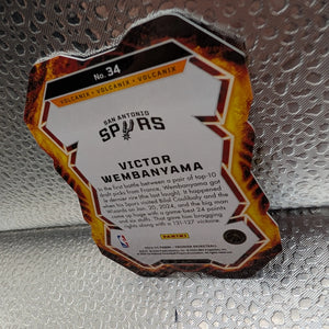 Victor Wembanyama Obsidian Volcanic Spurs RC Panini FRENLY BRICKS - Open 7 Days