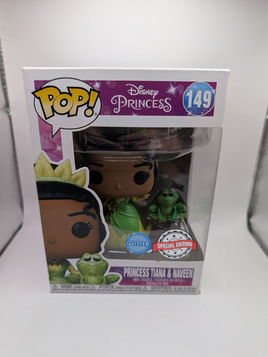 Princess Tiana & Naveen Funko Pop #149, Glitter FRENLY BRICKS - Open 7 Days